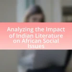 Analyzing the Impact of Indian Literature on African Social Issues