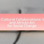 Cross-Cultural Collaborations: Indian and African Art for Social Change