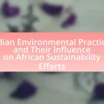 Indian Environmental Practices and Their Influence on African Sustainability Efforts