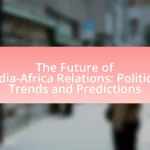 The Future of India-Africa Relations: Political Trends and Predictions