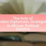 The Role of Indian Diplomatic Strategies in African Political Stability